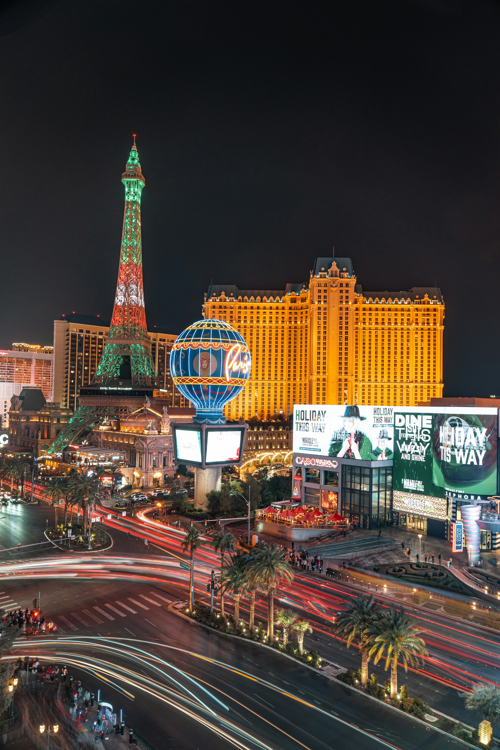 Las Vegas skyline at dusk